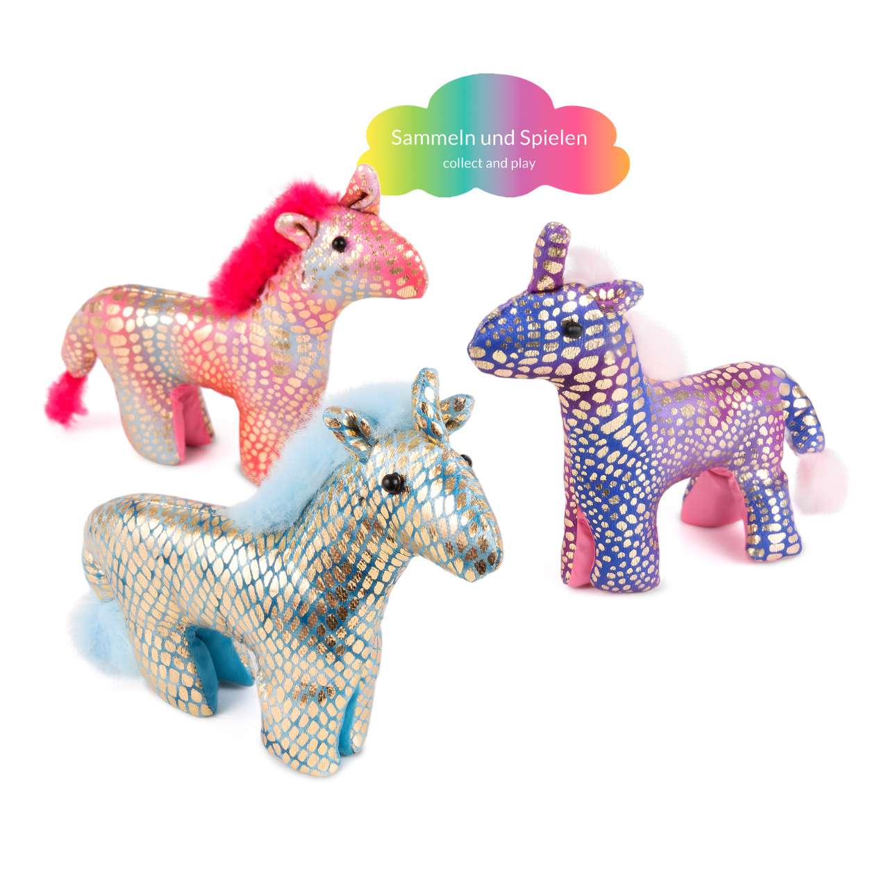 Einhorn Sandtier, sortiert