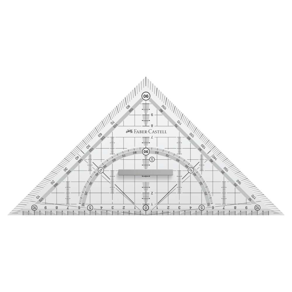 Zirkelset XL silber/schwarz