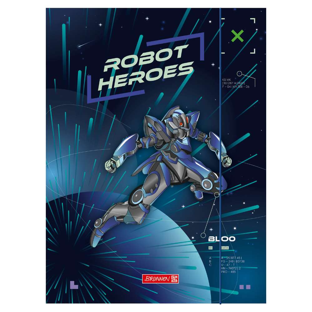 Brunnen Sammelmappe A3, Robot Hero