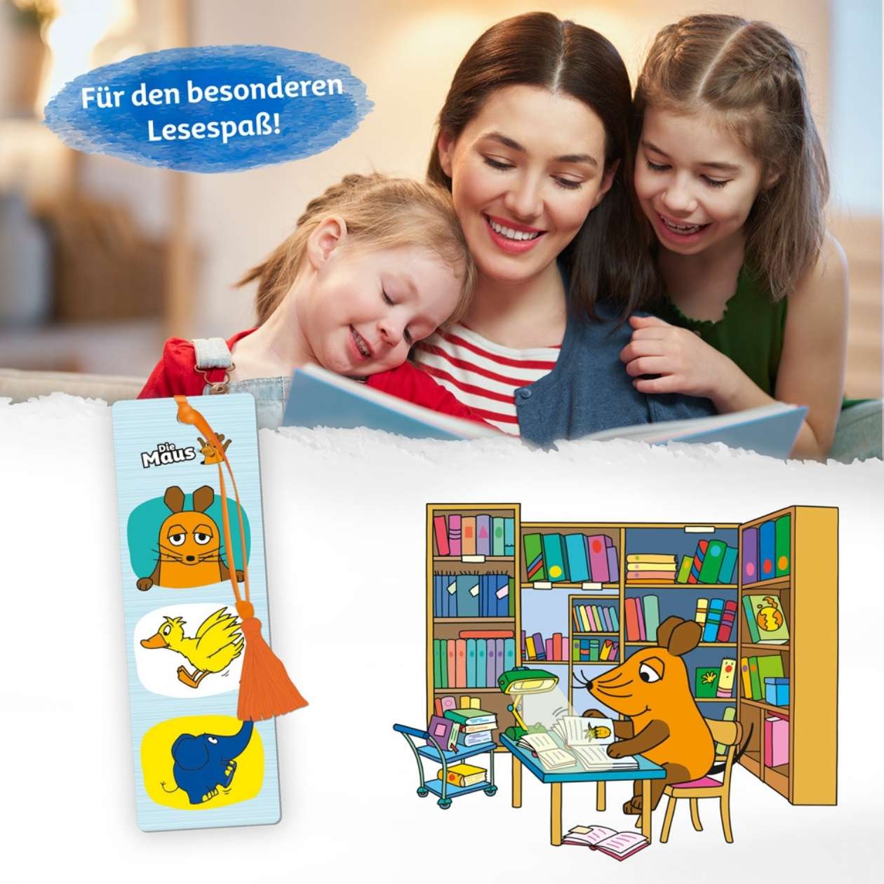 DIE MAUS Lesezeichen: Maus & Freunde