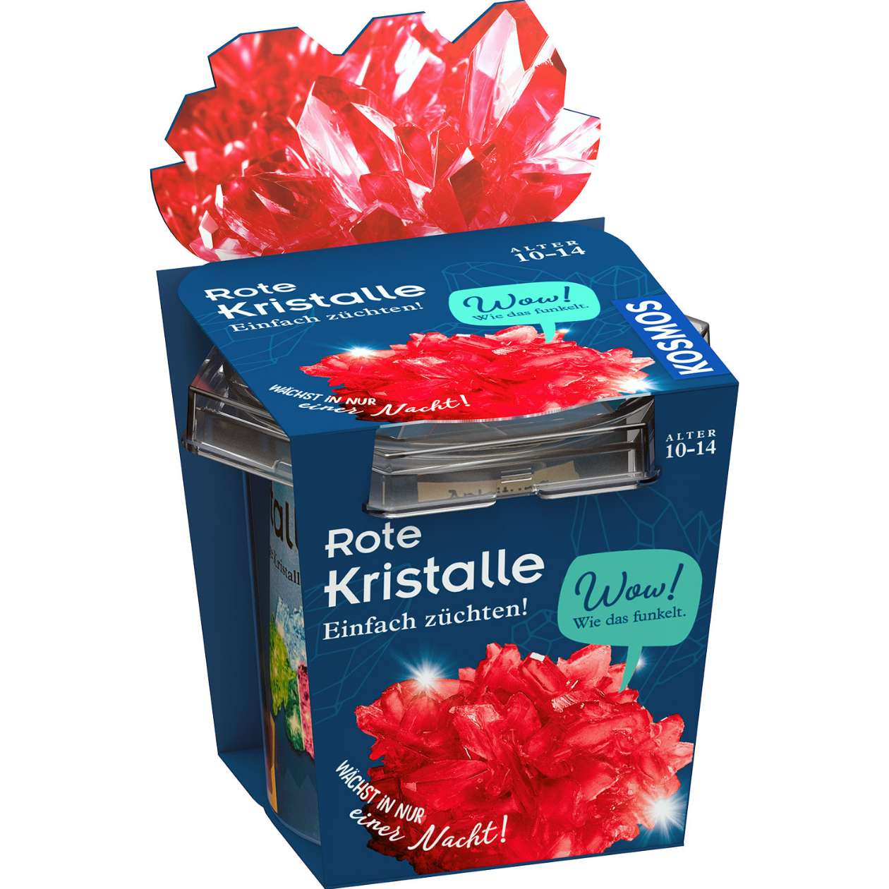 Kristalle züchten über Nacht, Kosmos, verschiedene Farben