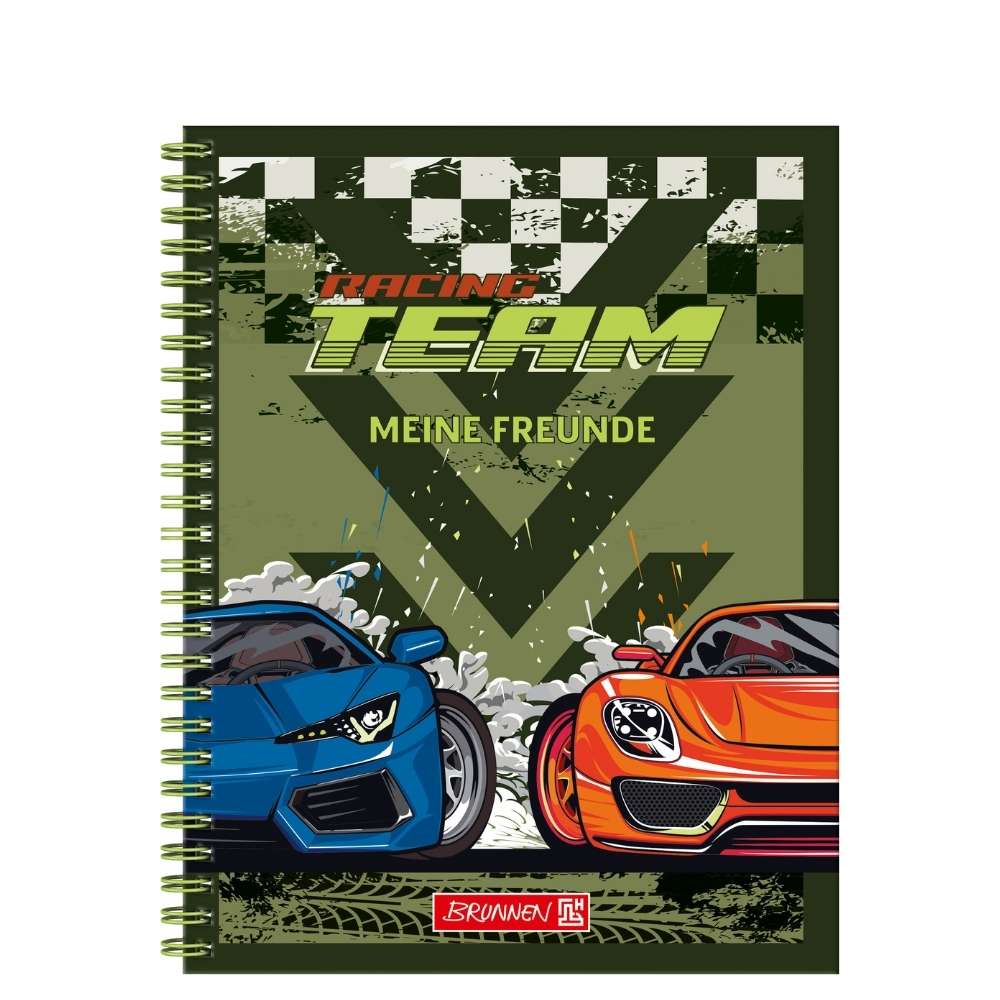 Freundebuch Autos, Brunnen Fast Wheels