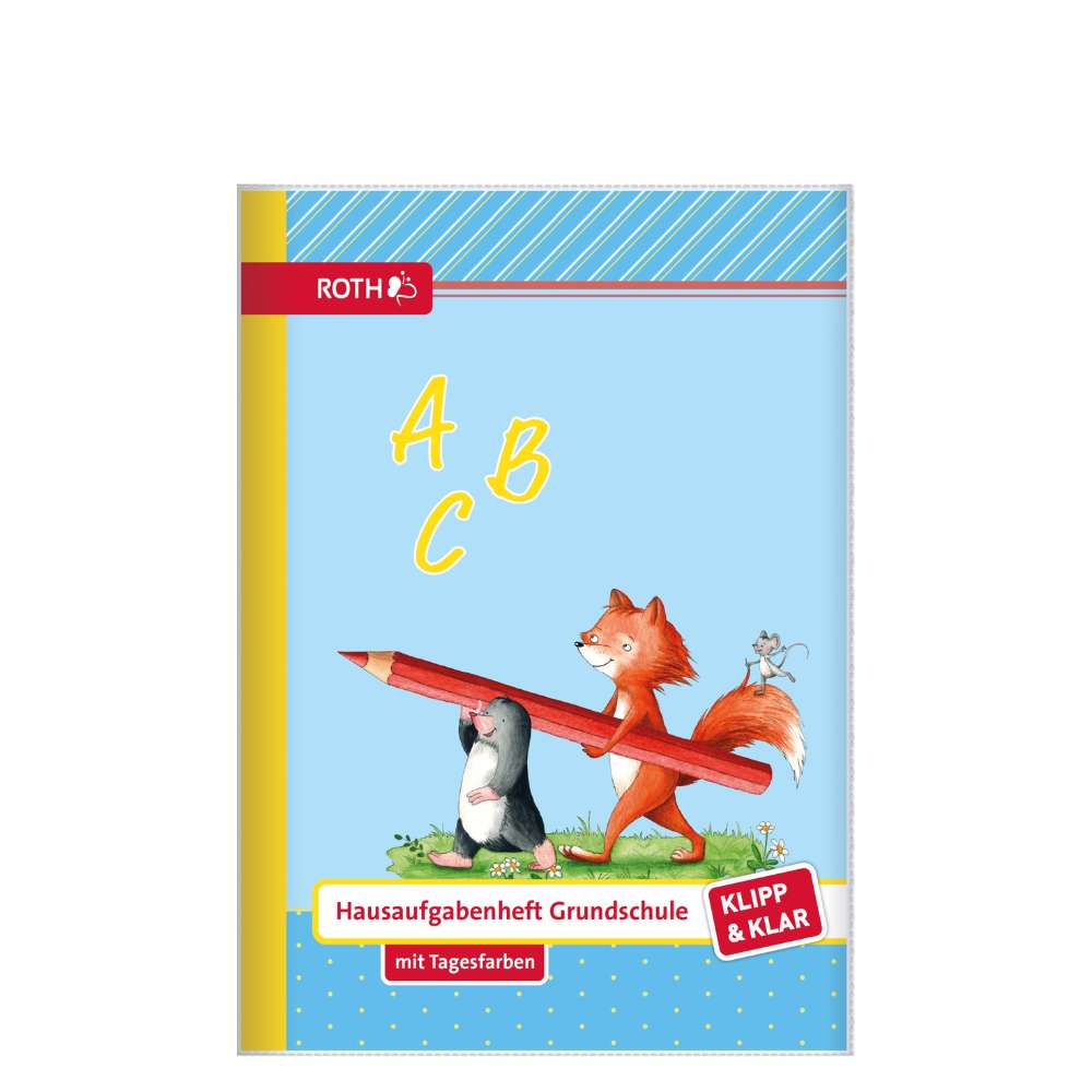 Hausaufgabenheft Grundschule "Klipp & Klar", Flinki & Schlau