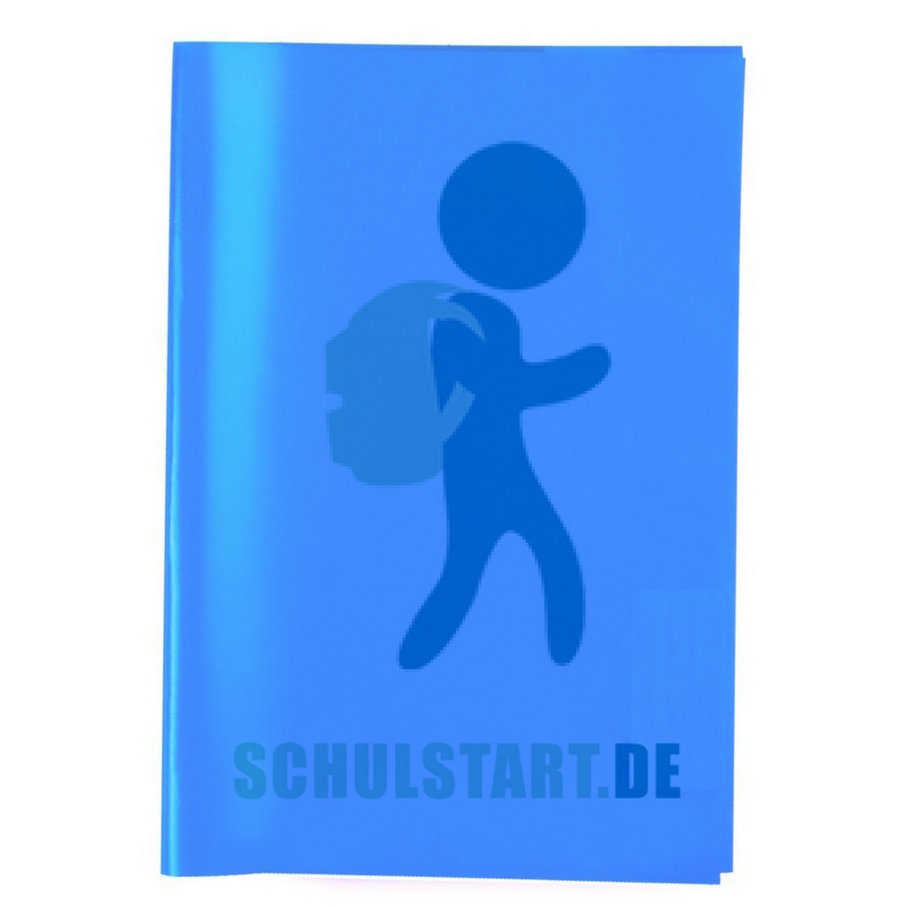 Transparenter Heftumschlag, A4 dunkelblau, Herma