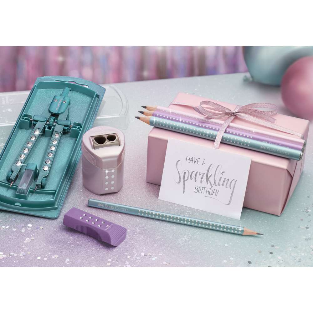 Schulzirkel Sparkle Faber-Castell, Factory, verschiedene Farben