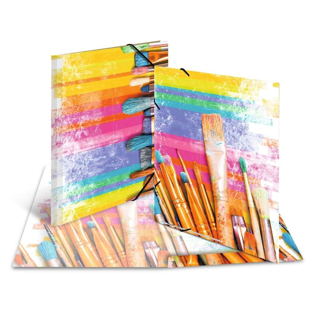 Kartonmappe A3, Pinsel
