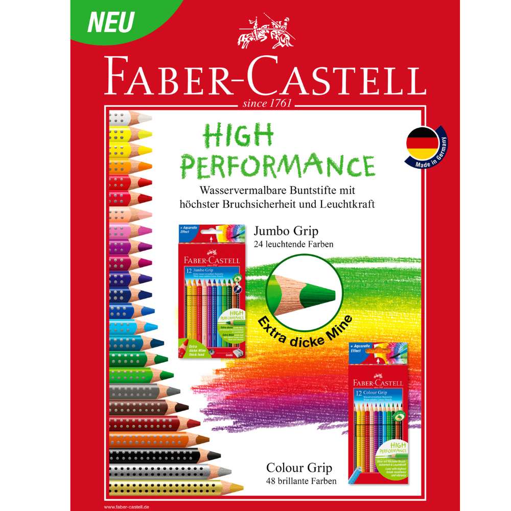 Faber-Castell Jumbo Grip Buntstifte 12er Pack