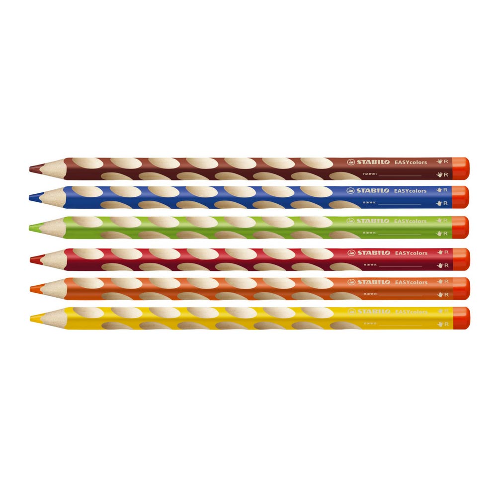 Stabilo EASYcolors für Rechtshänder, 6er Pack