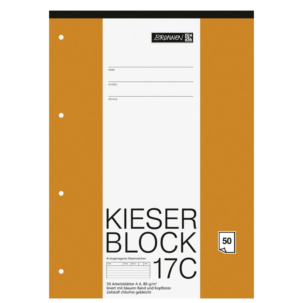 Kieserblock Lineatur 4, Brunnen