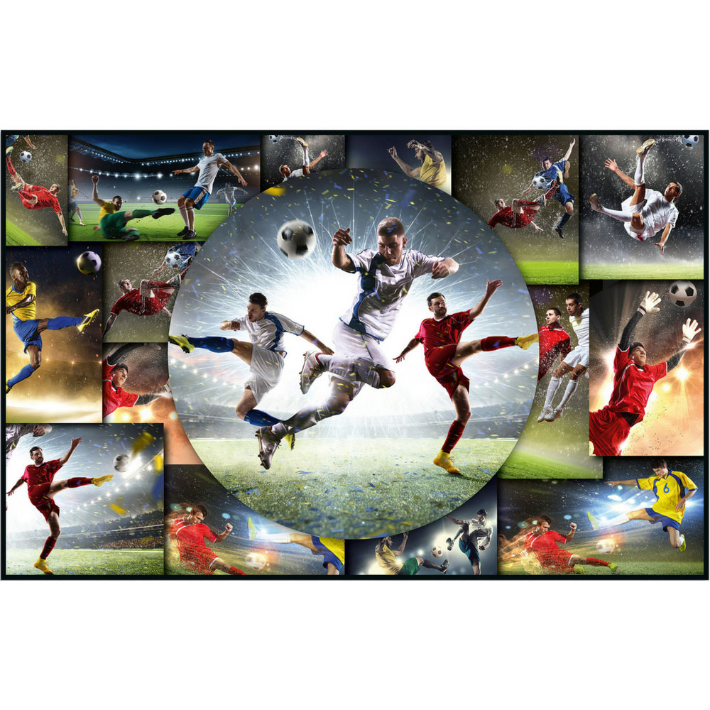 Schreibtischunterlage mit Motiv, Fussball, Herma  (Wendemotiv)