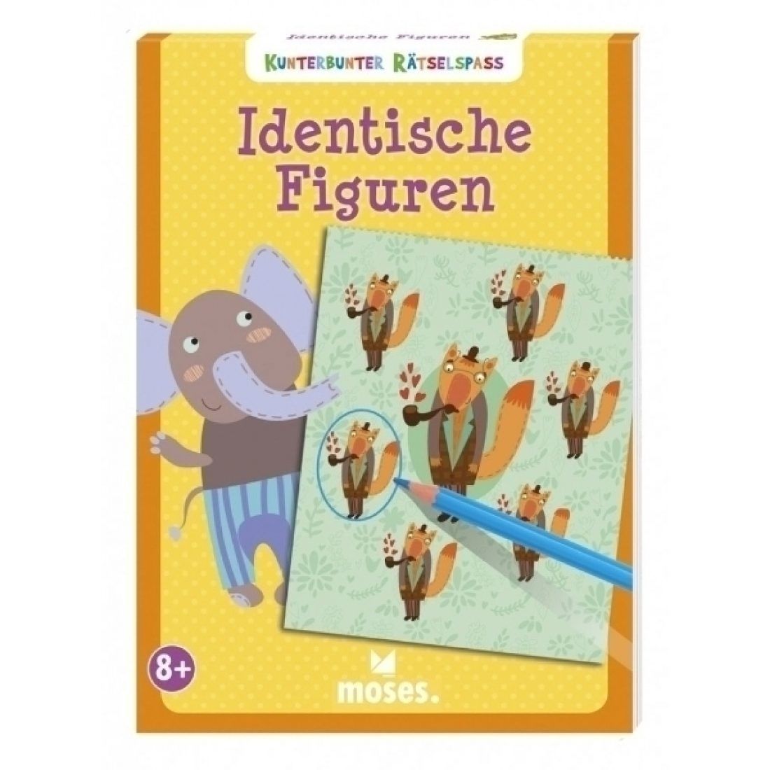 Rätselblock "Kunterbunter Rätselspass, Identische Figuren"