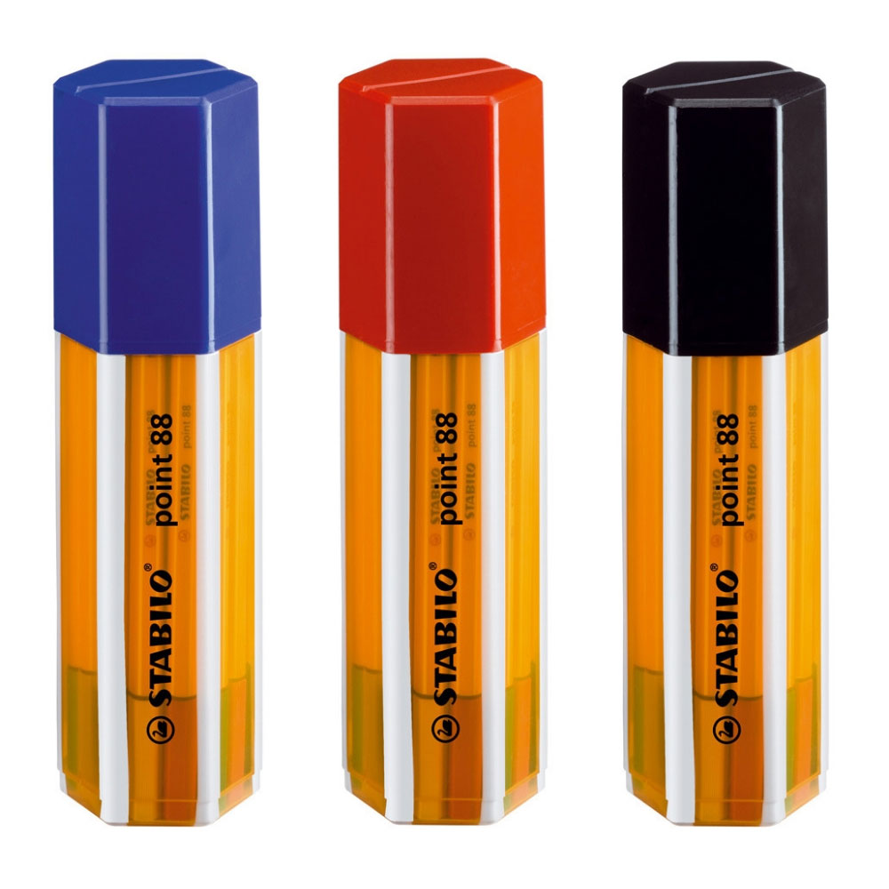 Fineliner Stabilo point 88, Big Box, 20 Farben