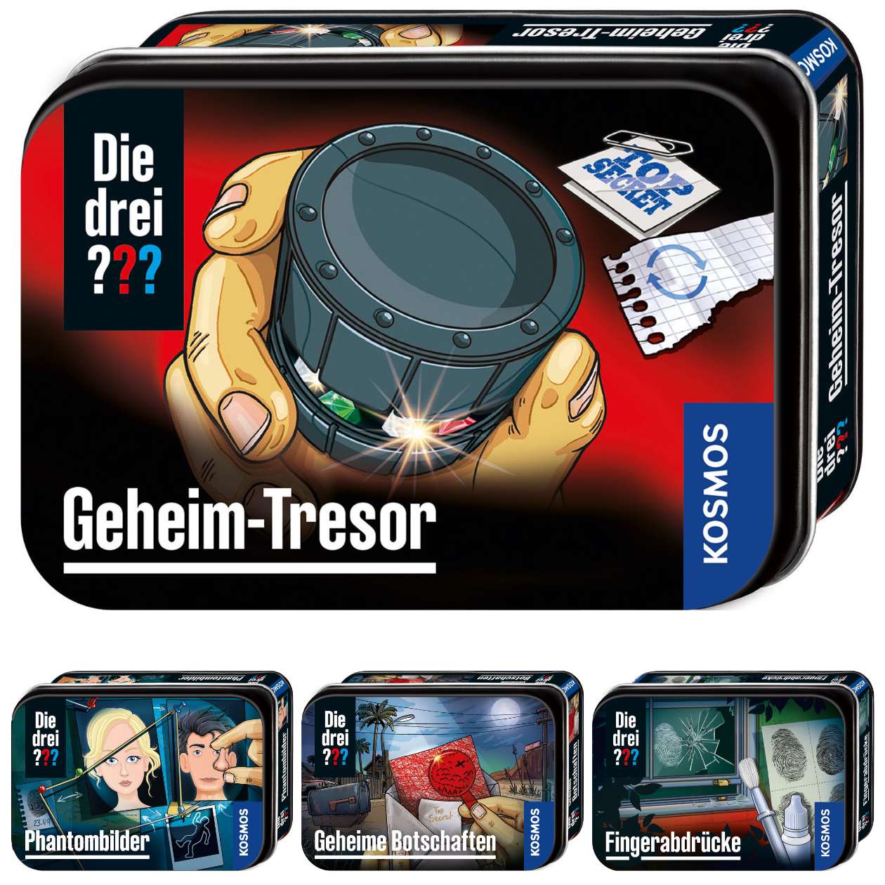 Die drei ??? Detektivausstattung, kleine Dose