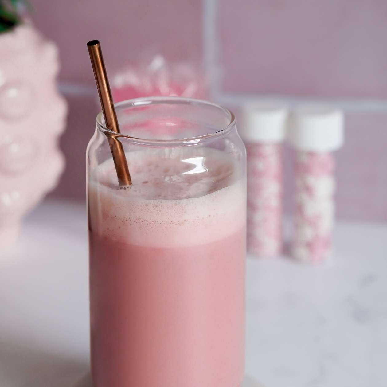 Pink Chai Latte Sachet, Baru