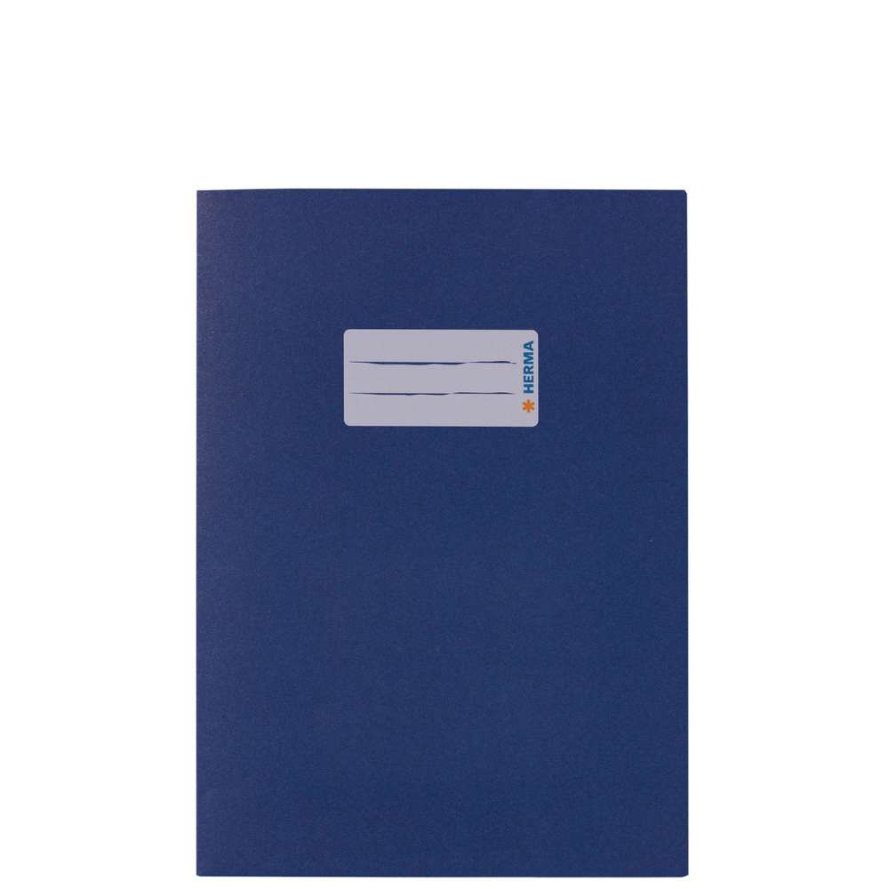 Heftumschlag Papier, A5 blau