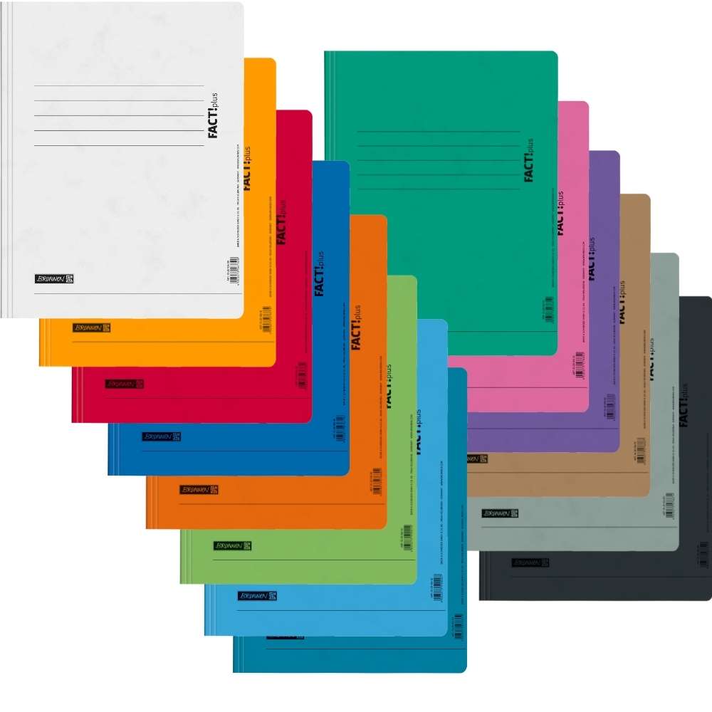 Pappschnellhefter Brunnen Fact!plus, rot