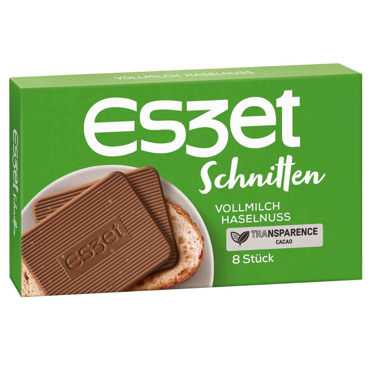 Eszet Schnitten Vollmilch Haselnuss