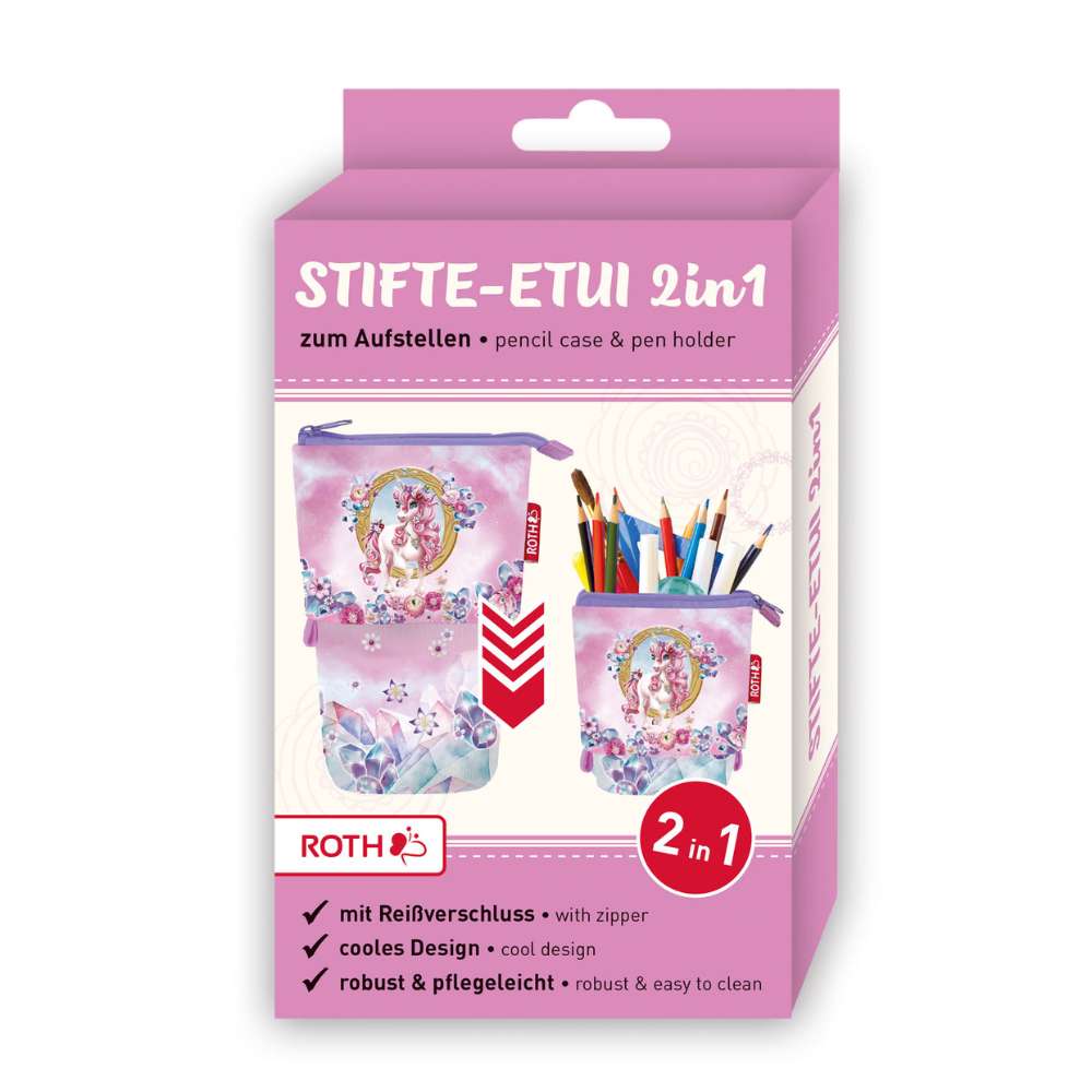 Stifte-Etui 2in1 Einhorn Beauty