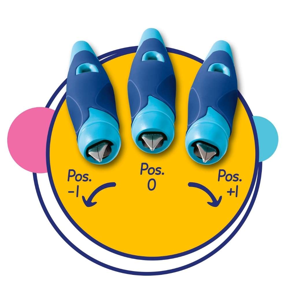 Stabilo EASYbirdy, Linkshänder, blau/hellblau