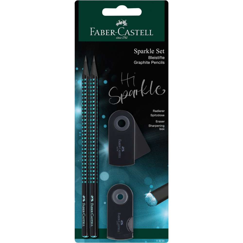Bleistiftset Faber-Castell, Sparkle Midnight Ocean