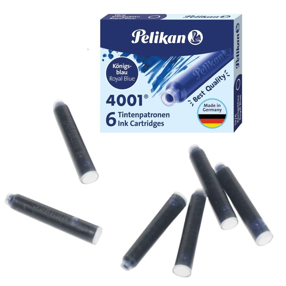 Pelikan Tintenpatronen, 6 Stück, königsblau