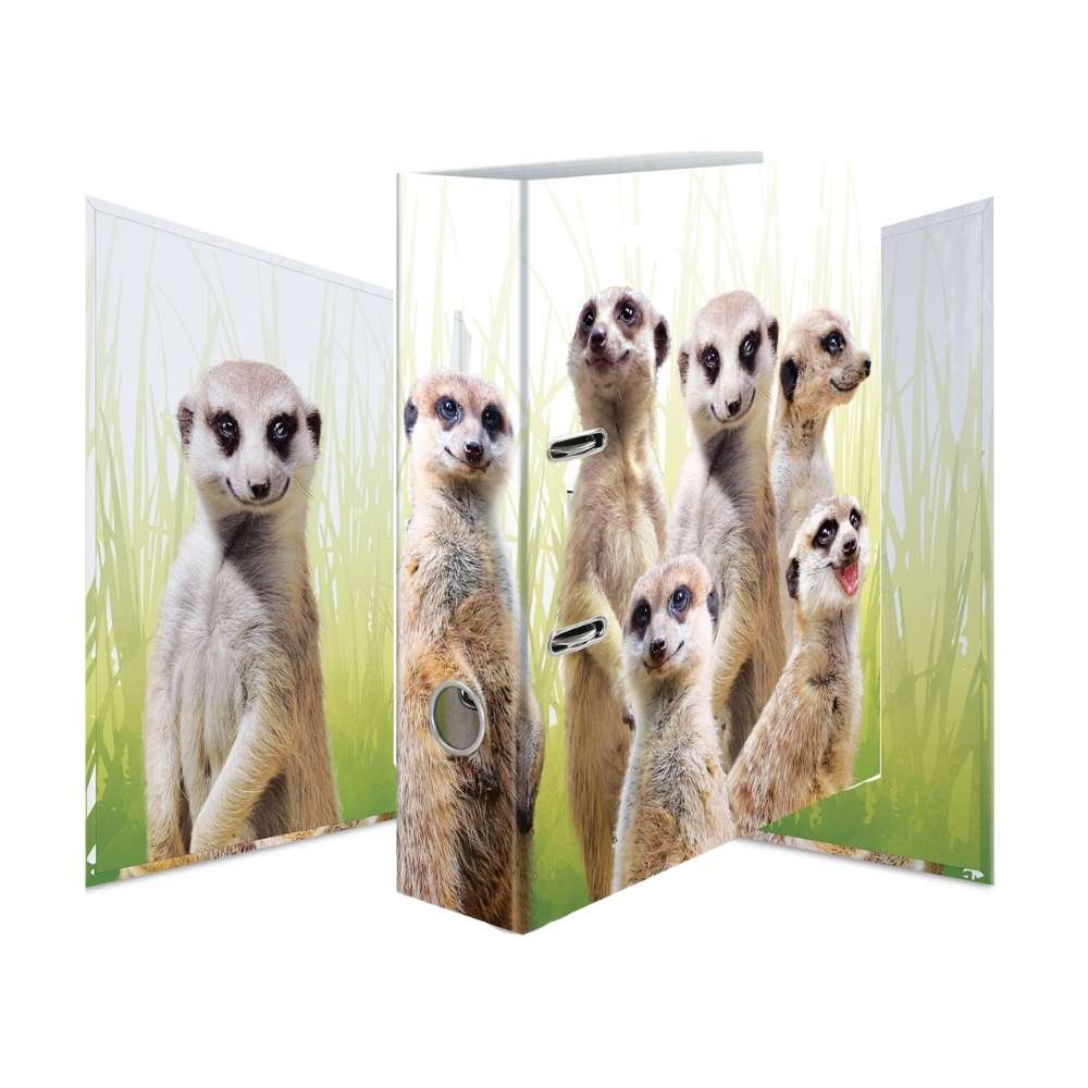 Herma Motivordner, Exotische Tiere, Erdmännchentruppe
