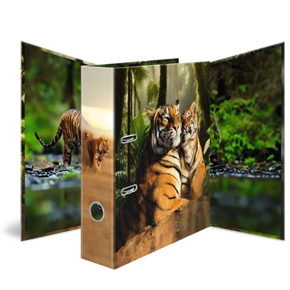 Ordner mit Tiermotiv Herma, Tiger