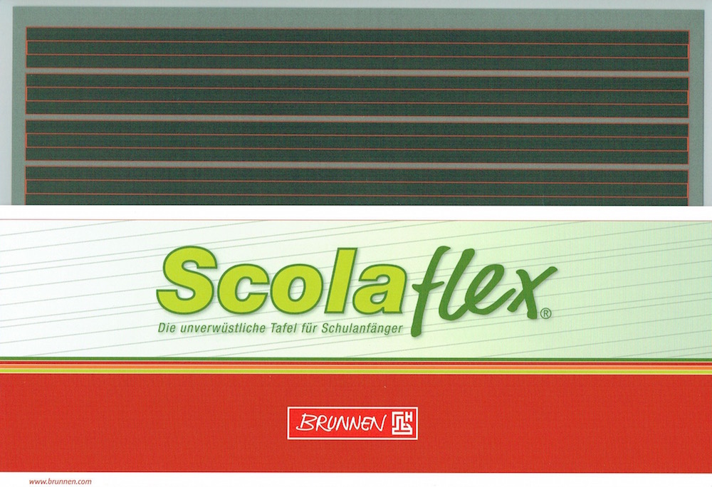Scolaflextafel Lineatur 1+7