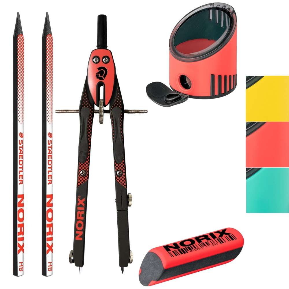 Norix Zirkelset Staedtler, verschiedene Farben