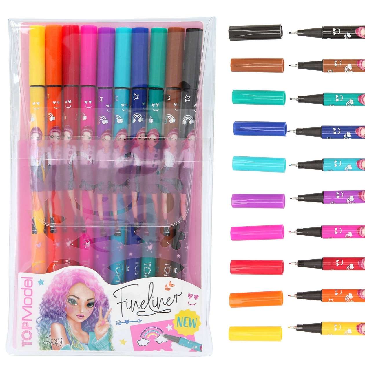 TOPModel Fineliner inkl. Schablonen