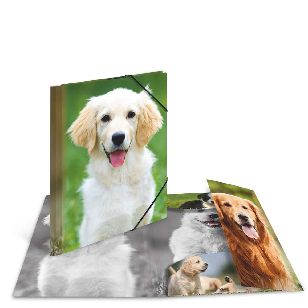 Zeichenmappe A4, Hunde (PP)