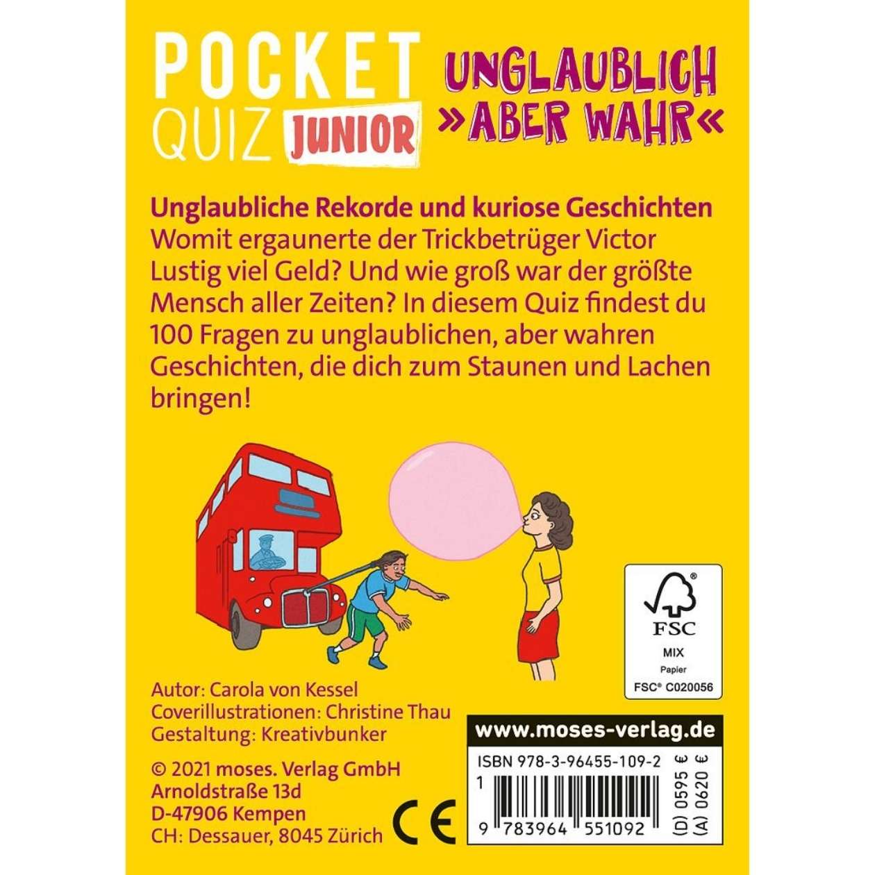 Pocket Quiz junior Unglaublich, aber wahr
