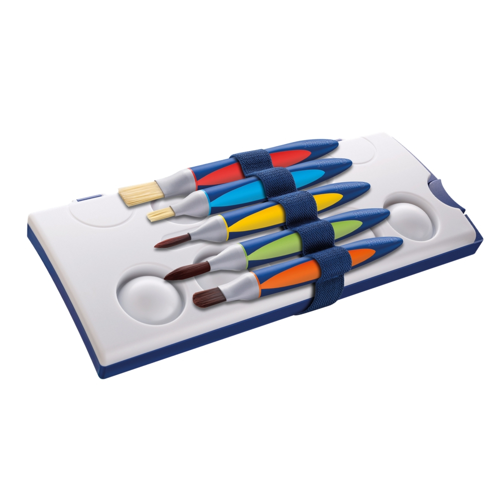 Pelikan griffix Set XL: Farbkasten, griffix Pinsel+Scheren, und mehr