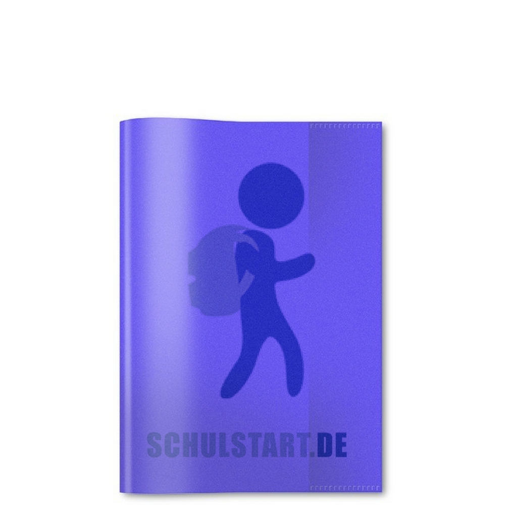 Transparenter Heftumschlag, A5 violett, Herma