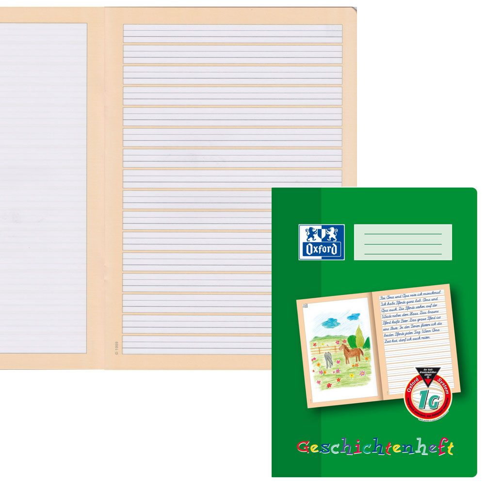 Geschichtenheft 1G für 1. Klasse, Oxford, A4