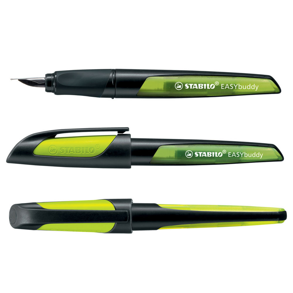 Stabilo Füller EASYbuddy Feder M, Schwarz/Limette