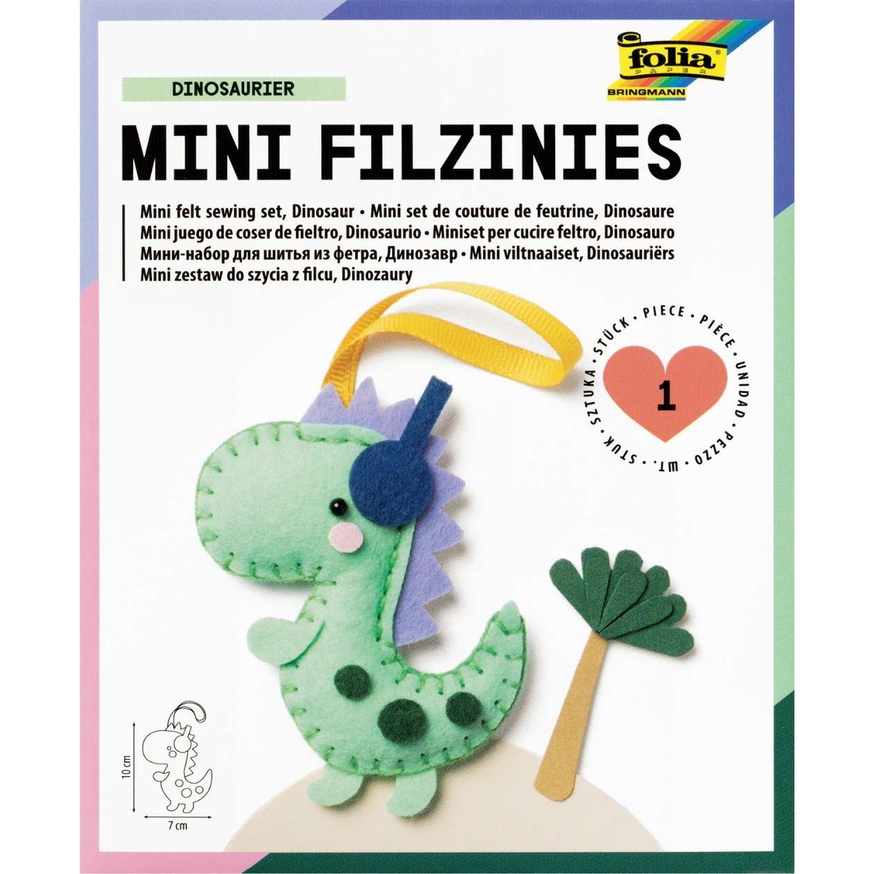 Mini Filzinies, Dinosaurier