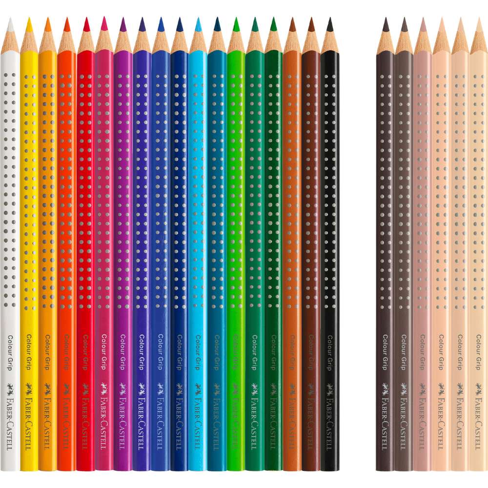 Faber-Castell Colour Grip Skin Tones 18+6