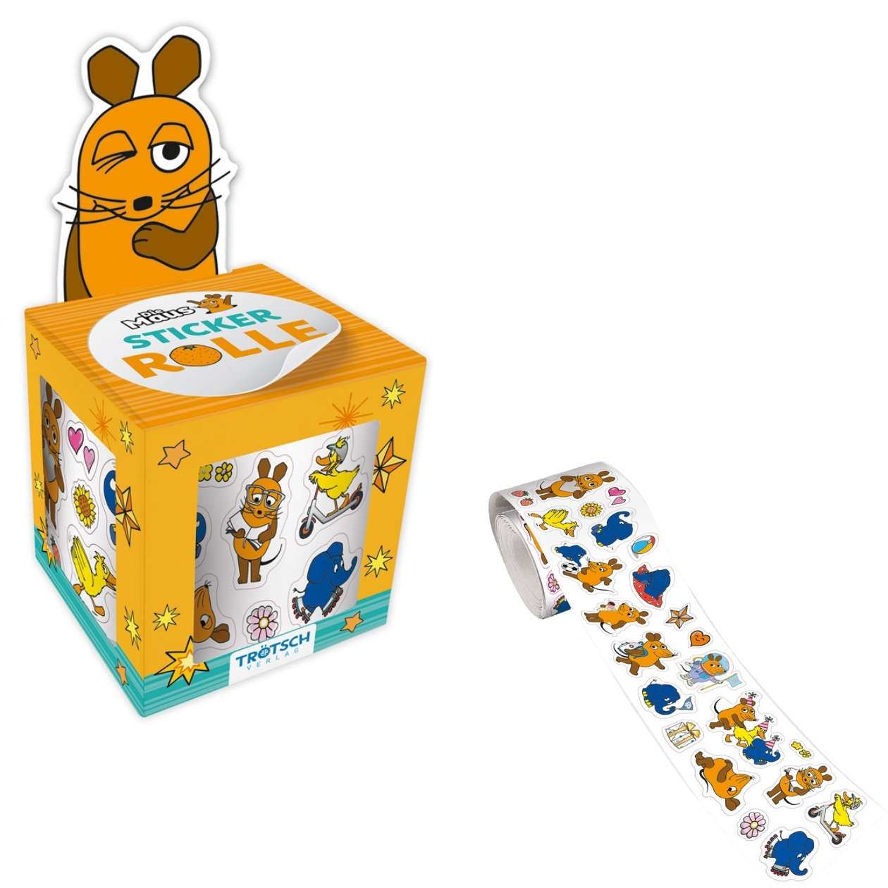 DIE MAUS Stickerrolle
