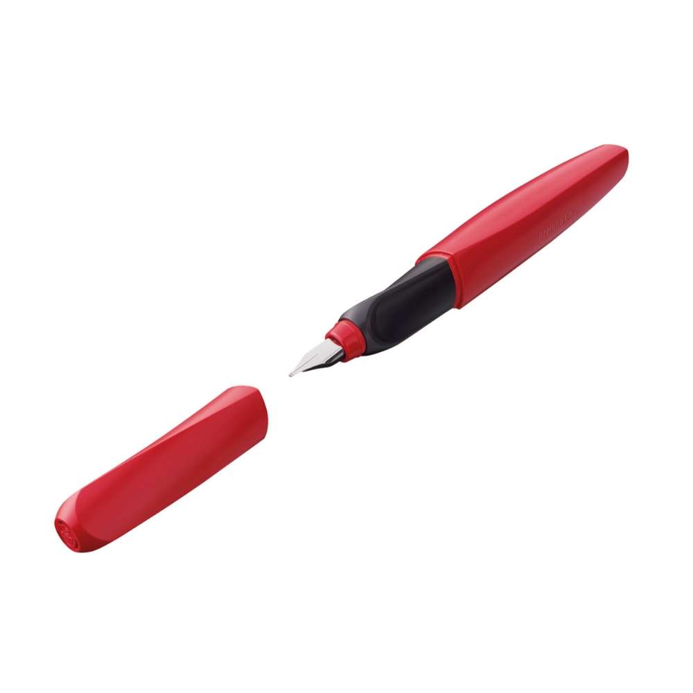 Pelikan Twist Füller M-Mine, rot/schwarz (Fiery Red)