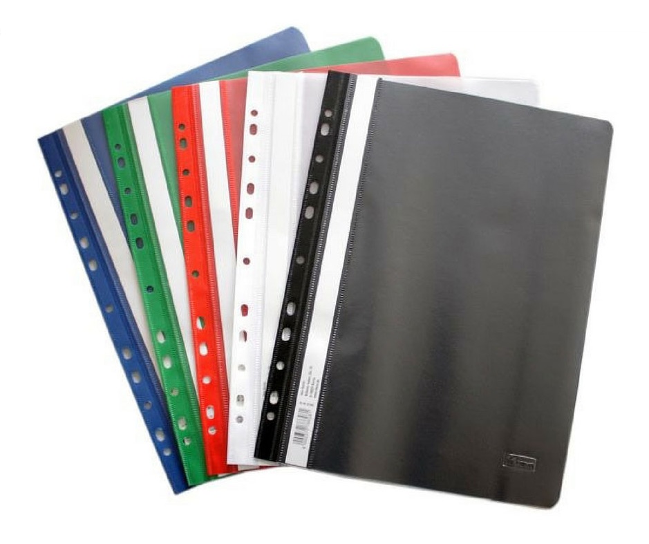 10 Schnellhefter zum Abheften, 2 x 5 Farben
