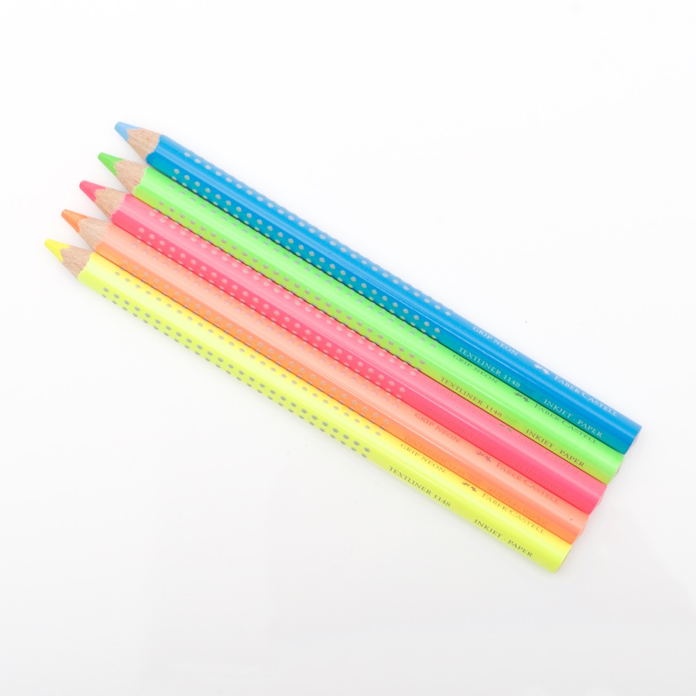 Textmarker Buntstift, Jumbo Grip Neon