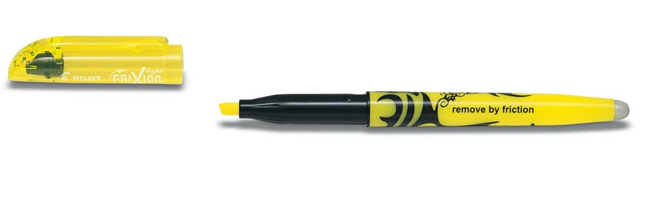 pilot Frixion light, gelb