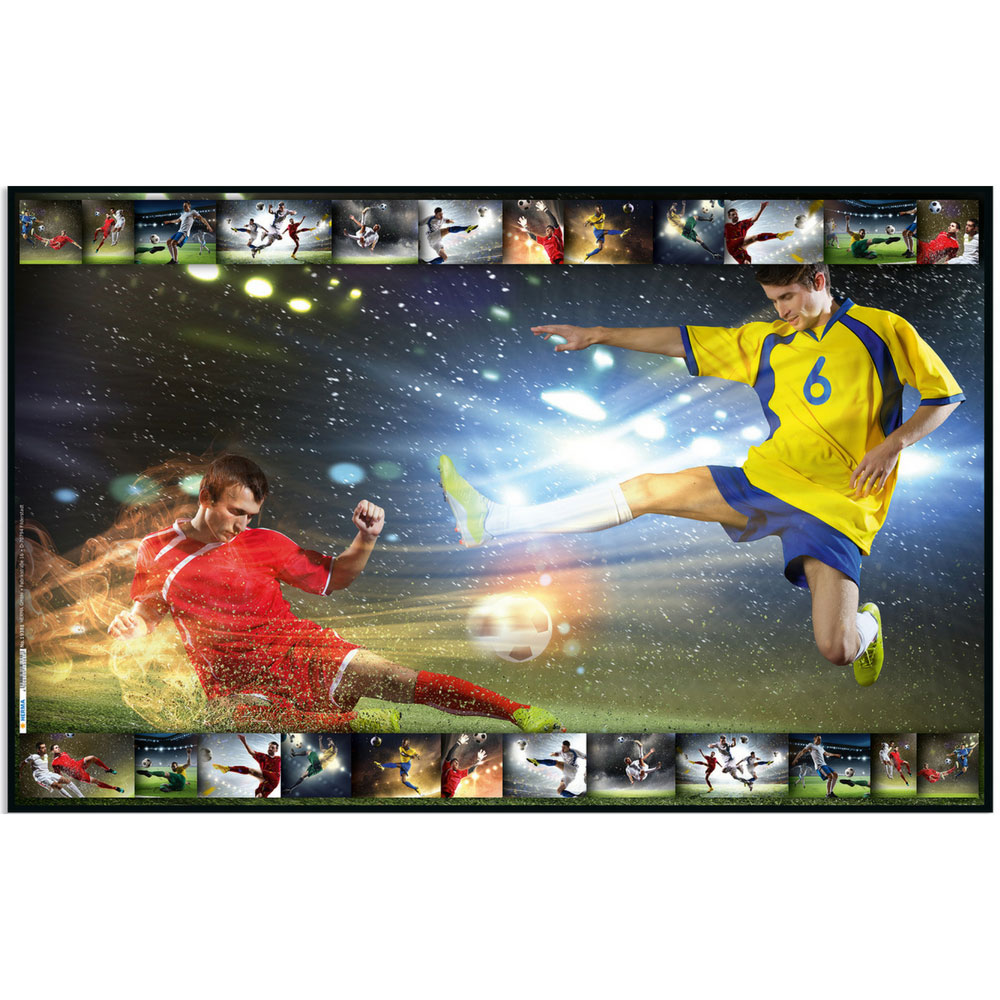 Schreibtischunterlage mit Motiv, Fussball, Herma (Wendemotiv)