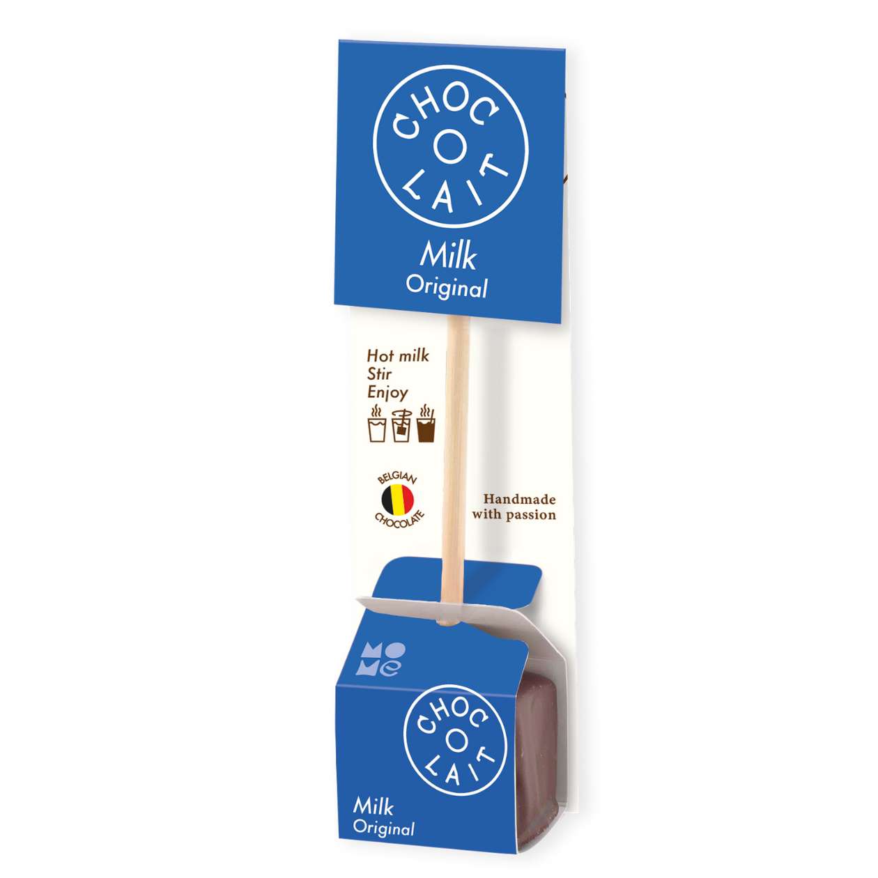 Trinkschokolade am Stiel, Vollmilch, Choc-o-Lait