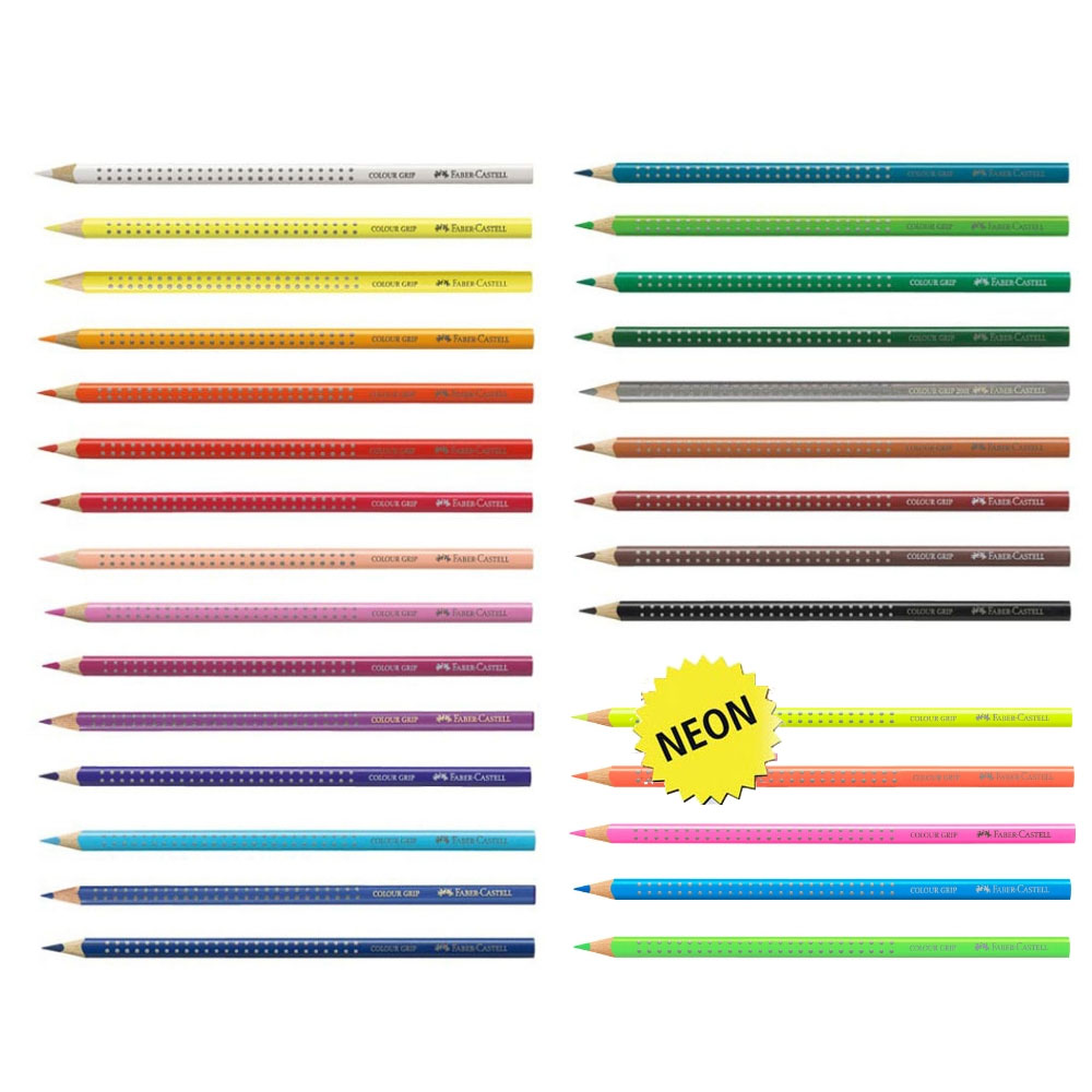 Faber-Castell Buntstifte Colour Grip, verschiedene Farben