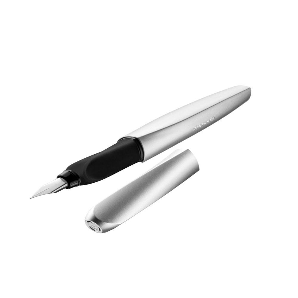Pelikan Twist Füller M-Mine, silber/schwarz (silver)