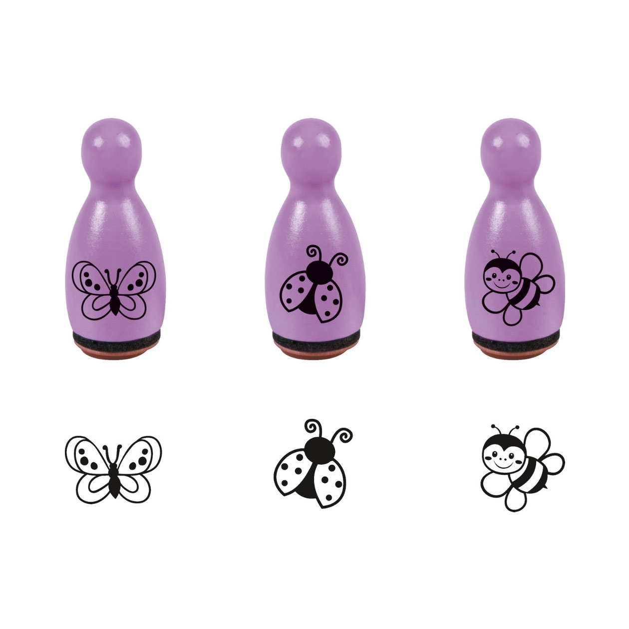 Ministempel Insekten