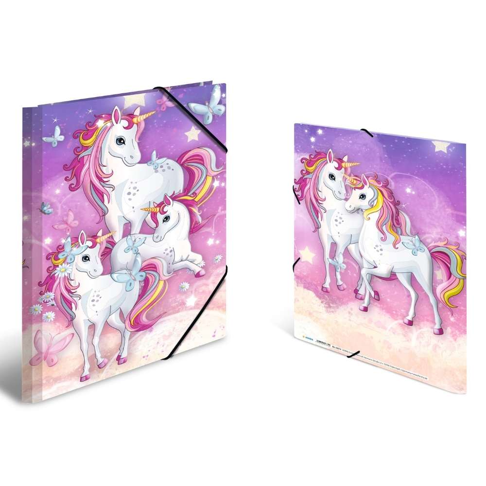 Sammelmappe Einhorn A4, Karton