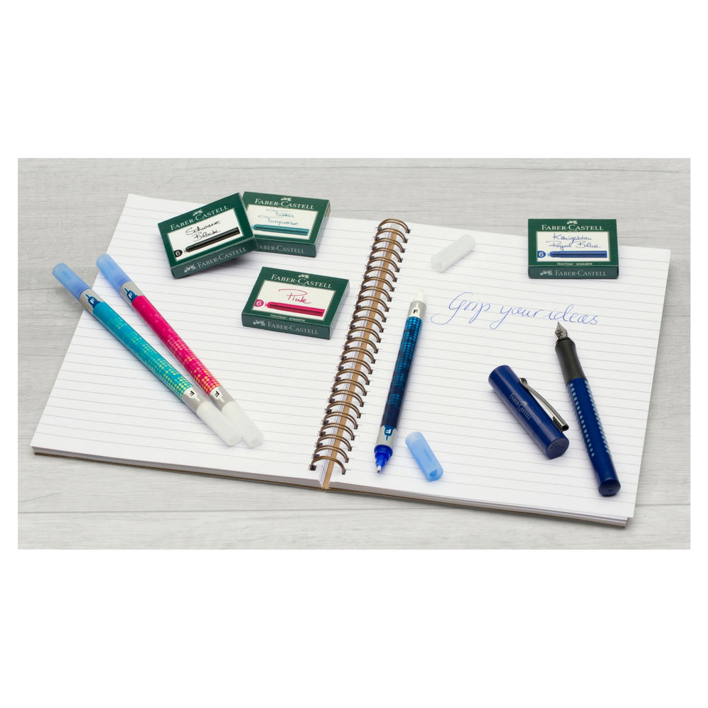 Faber-Castell Tintenpatronen königsblau, 6er Pack